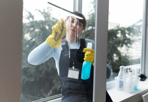 Nettoyage de vitres intérieures et extérieures à Aubertin